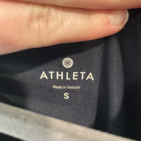 Athleta Navy Open-Back Tank Top - Picture 3 of 7